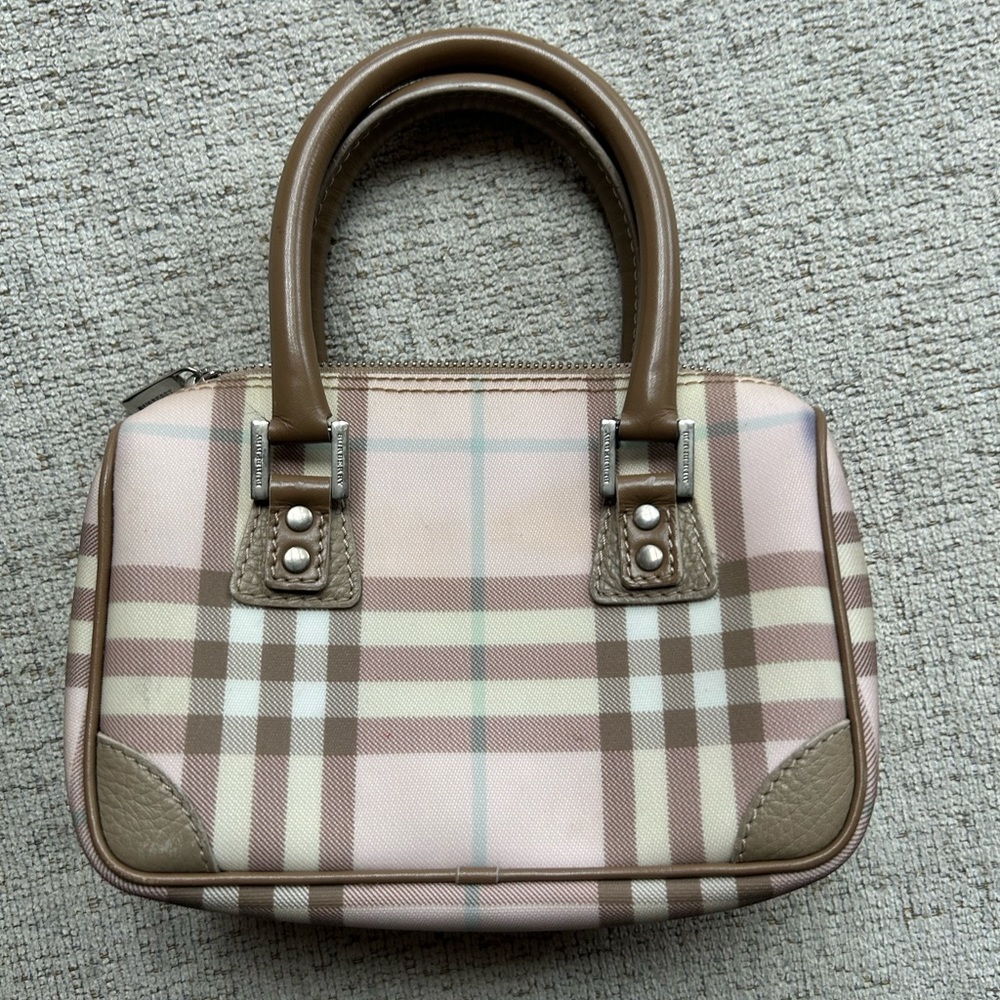 SOLD- Burberry Mini Boston Bag